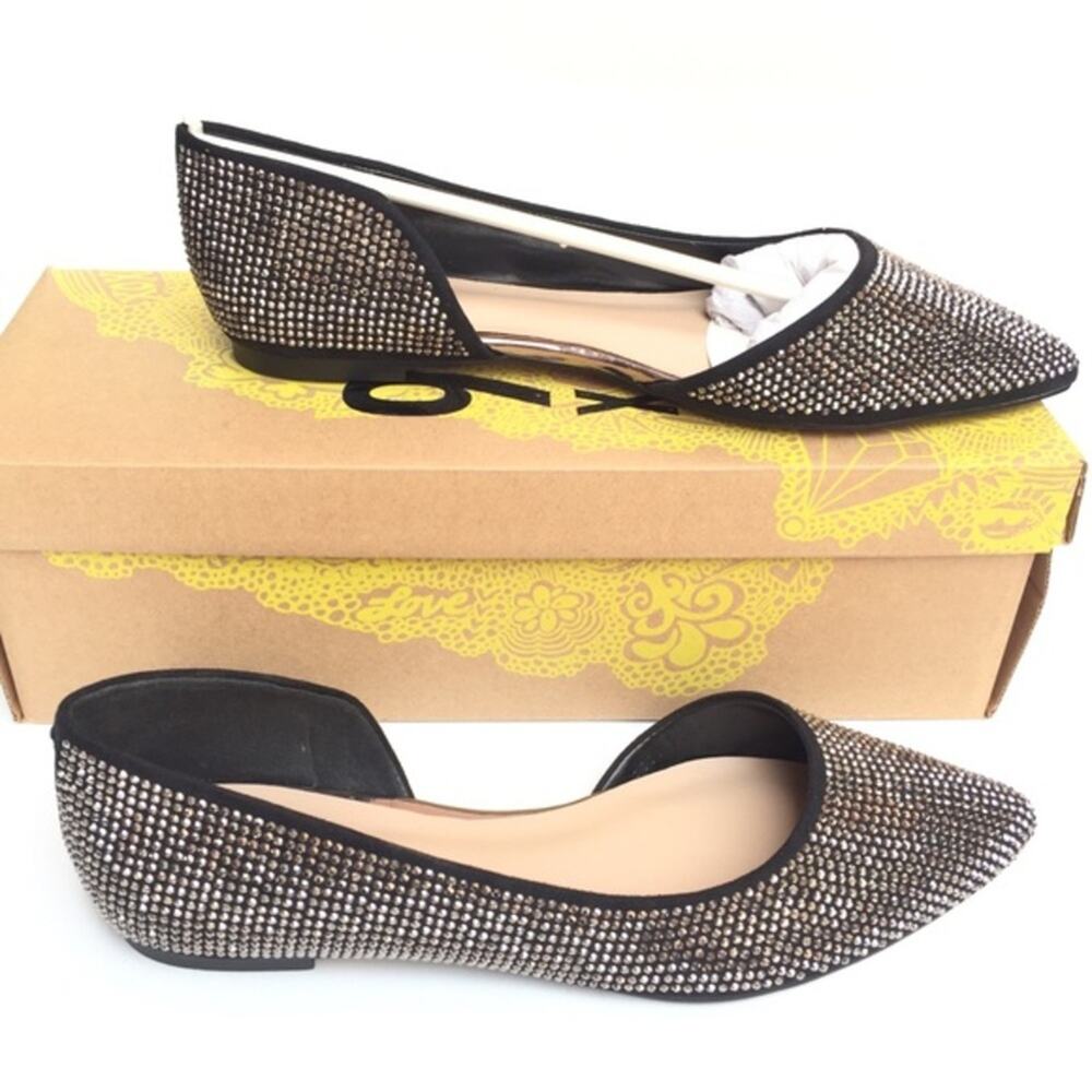 Fabiana flats rhinestones from Mix No. 6 bling